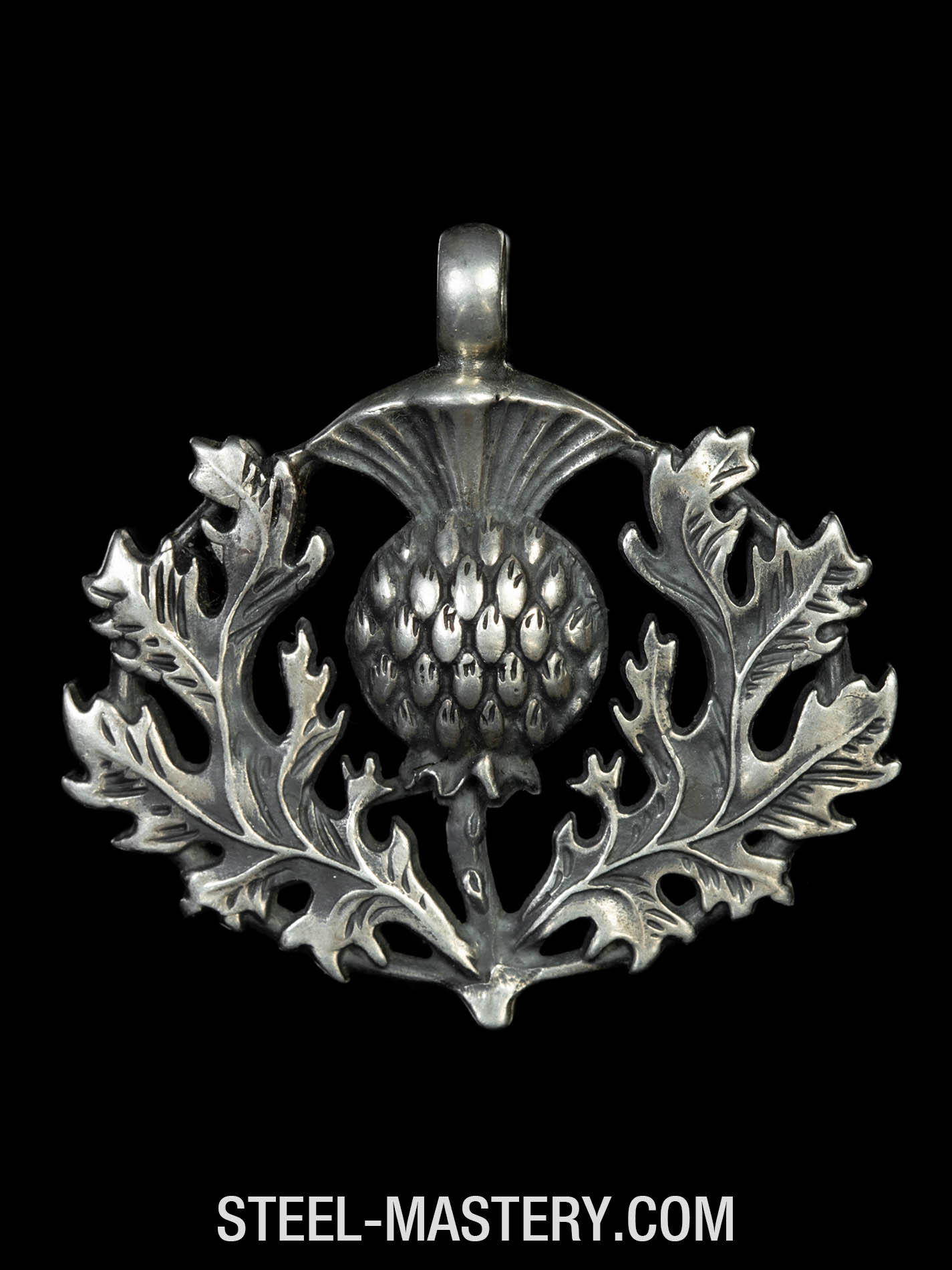 Scottish thistle necklace